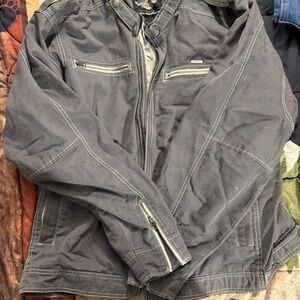 Harley-Davidson Men's Charcoal Lightweight Jacket